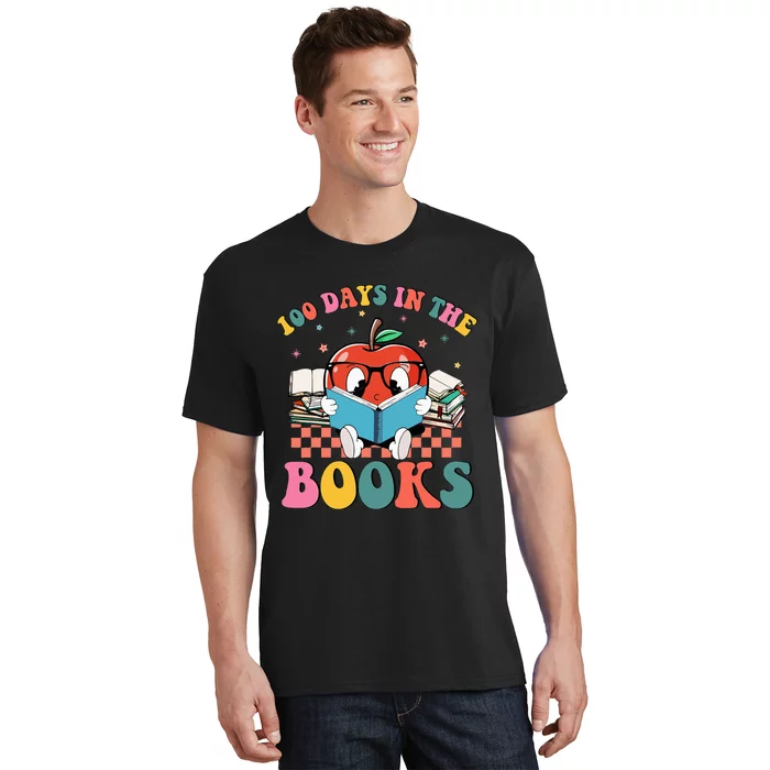 100 Days In The Books Reading Teacher T-Shirt