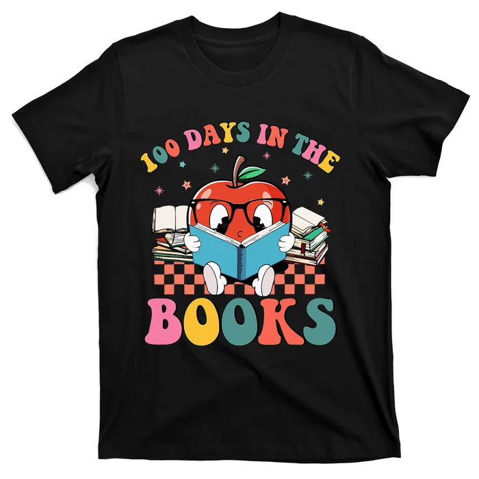 100 Days In The Books Reading Teacher T-Shirt