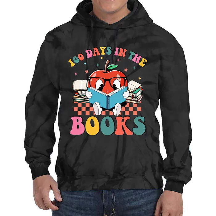 100 Days In The Books Reading Teacher Tie Dye Hoodie