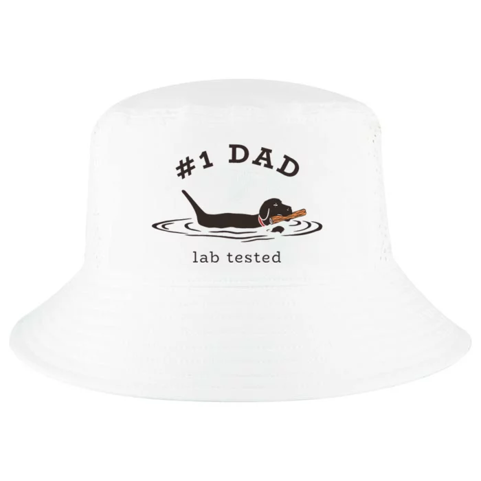 1 Dad Lab Tested Pun Labrador Retriever Dog Owner Cool Comfort Performance Bucket Hat