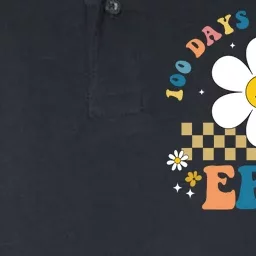 100 Days Of School Era Sunflower Cute Softstyle Adult Sport Polo