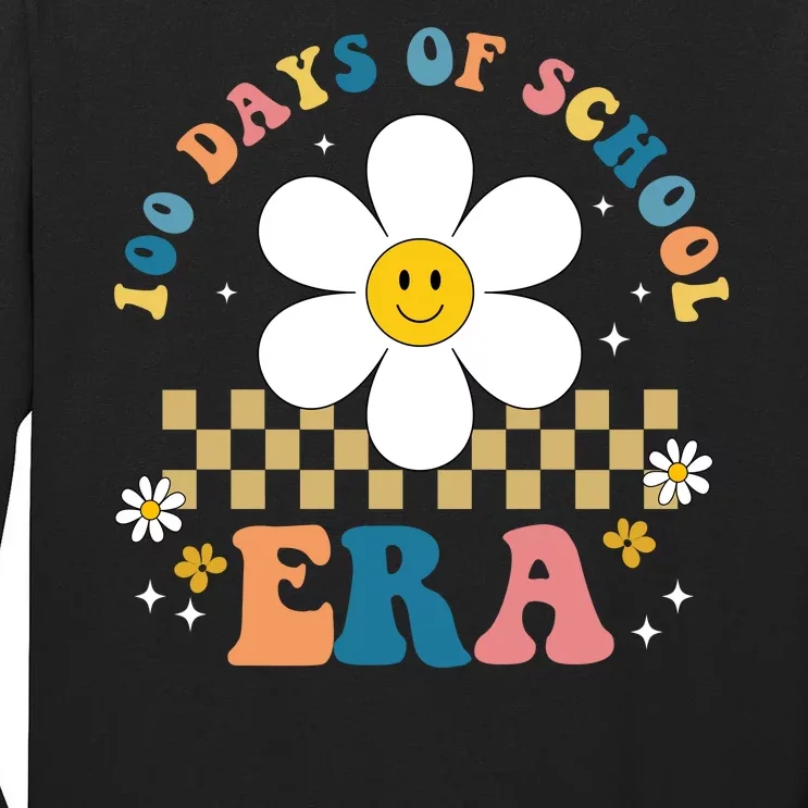 100 Days Of School Era Sunflower Cute Tall Long Sleeve T-Shirt