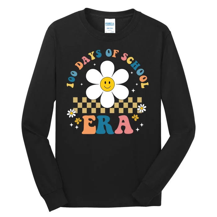 100 Days Of School Era Sunflower Cute Tall Long Sleeve T-Shirt