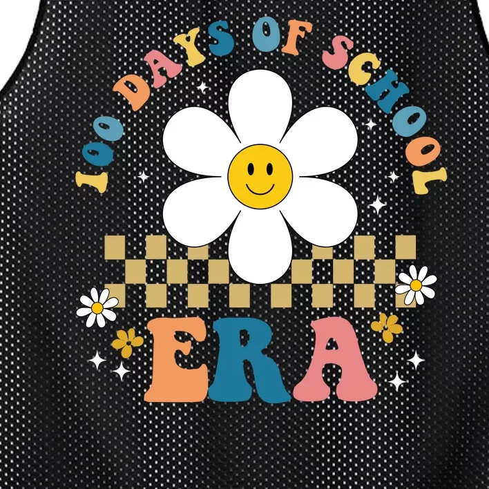 100 Days Of School Era Sunflower Cute Mesh Reversible Basketball Jersey Tank