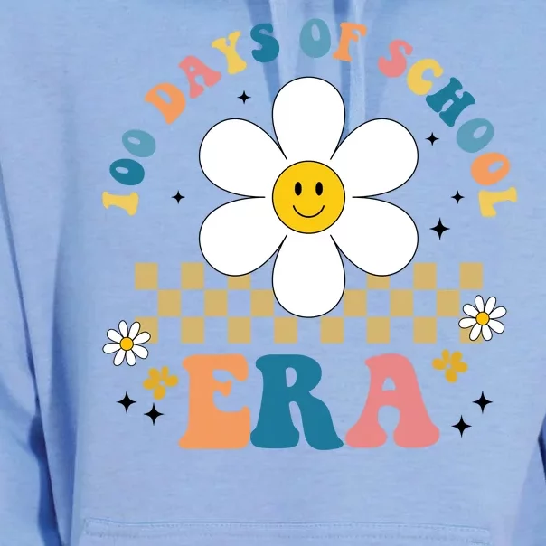 100 Days Of School Era Sunflower Cute Unisex Surf Hoodie