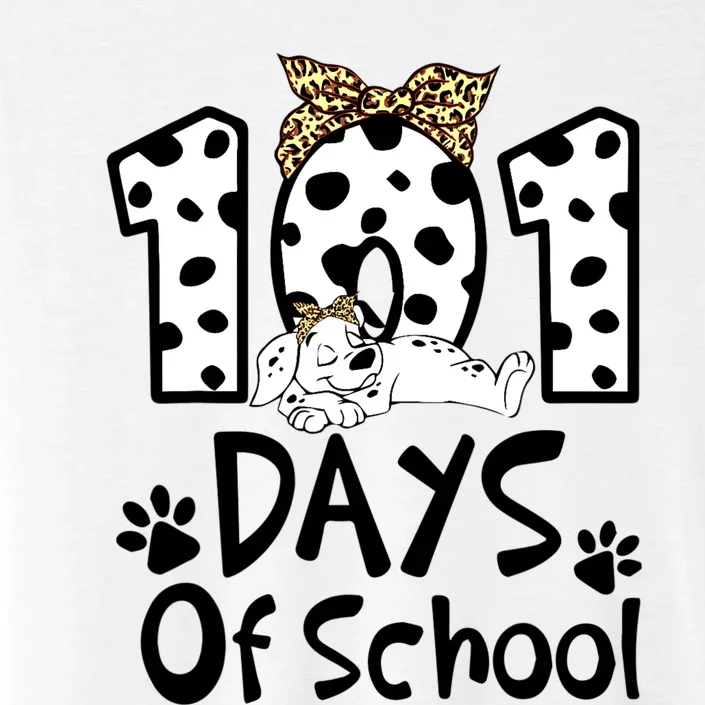 101 Days Of School Dalmatian Dog Boys Girls 100 Days Smarter ChromaSoft Performance T-Shirt