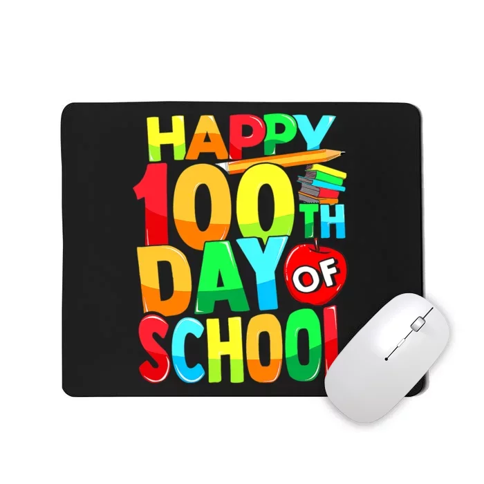 100 Days of School Teachers Girls Boys Happy 100th Day Mousepad