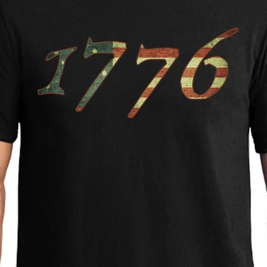 1776 Declaration Of Independence Us Flag Gift Pajama Set