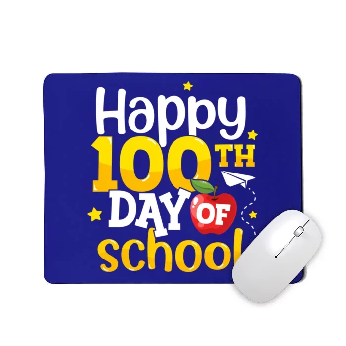 100 Days Of School Teachers Happy 100th Day Of School Gift Mousepad