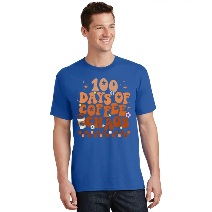 100 Days Of School Coffee Lover 100th Day Of School Teacher T-Shirt