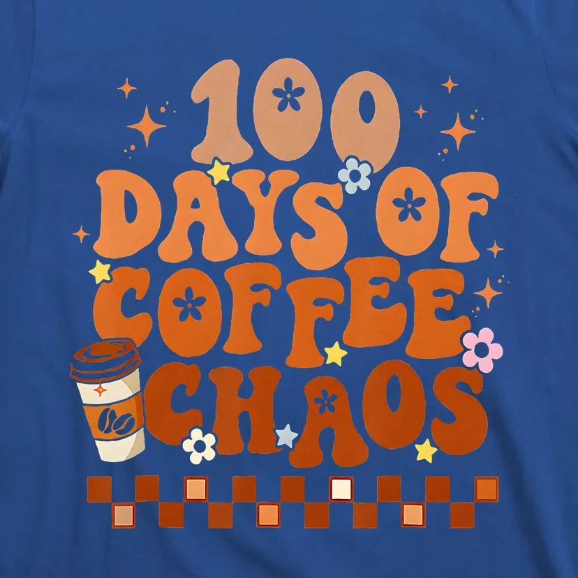 100 Days Of School Coffee Lover 100th Day Of School Teacher T-Shirt