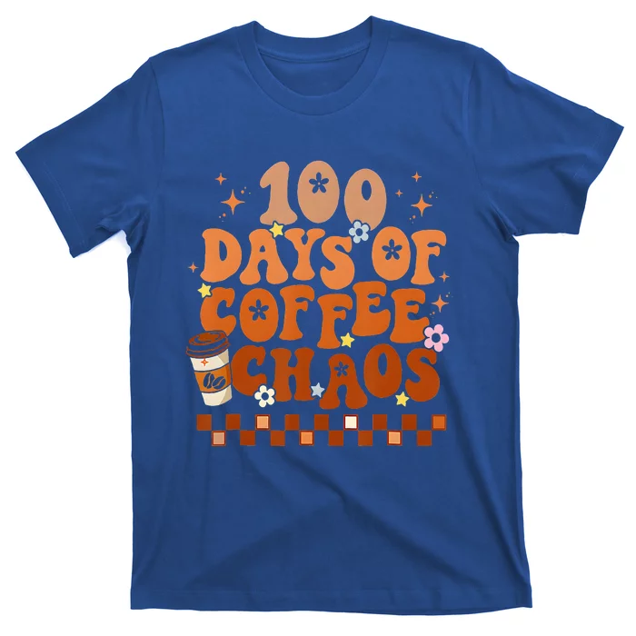 100 Days Of School Coffee Lover 100th Day Of School Teacher T-Shirt