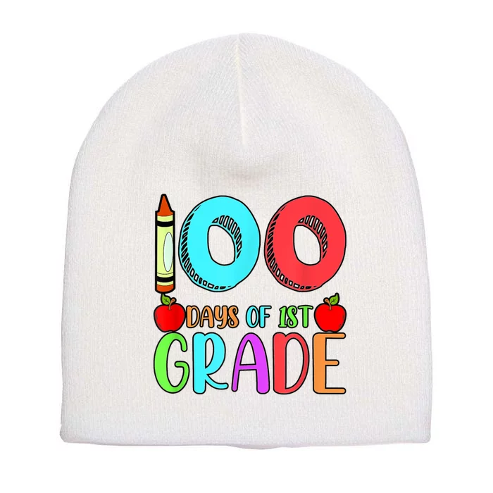 100 Days Of 1st Grade Happy 100th Day Of School Short Acrylic Beanie