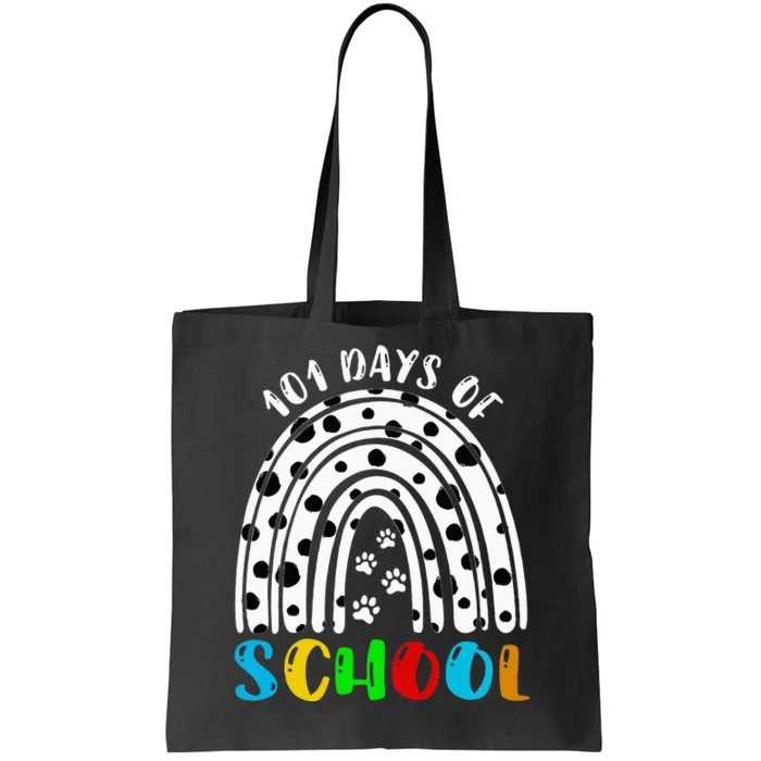 101 Days Of School Smarter Dalmatian Lovers Tote Bag