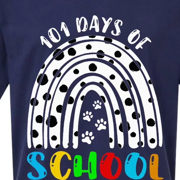 101 Days Of School Smarter Dalmatian Lovers Sueded Cloud Jersey T-Shirt