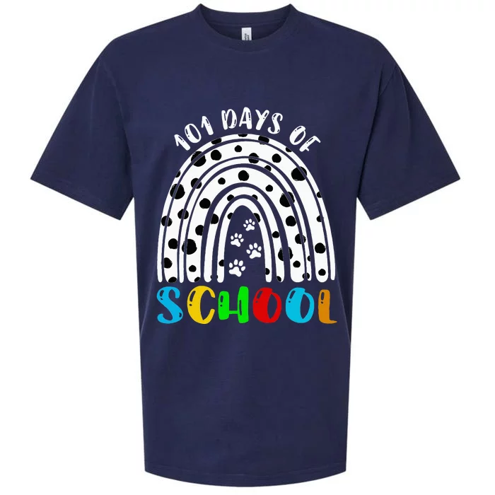 101 Days Of School Smarter Dalmatian Lovers Sueded Cloud Jersey T-Shirt