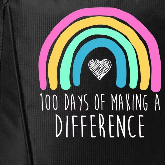 100 Days Of Making A Difference 100th Day Of School City Backpack