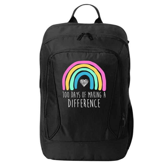 100 Days Of Making A Difference 100th Day Of School City Backpack