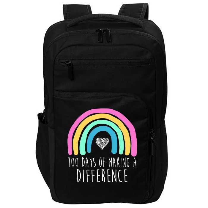 100 Days Of Making A Difference 100th Day Of School Impact Tech Backpack