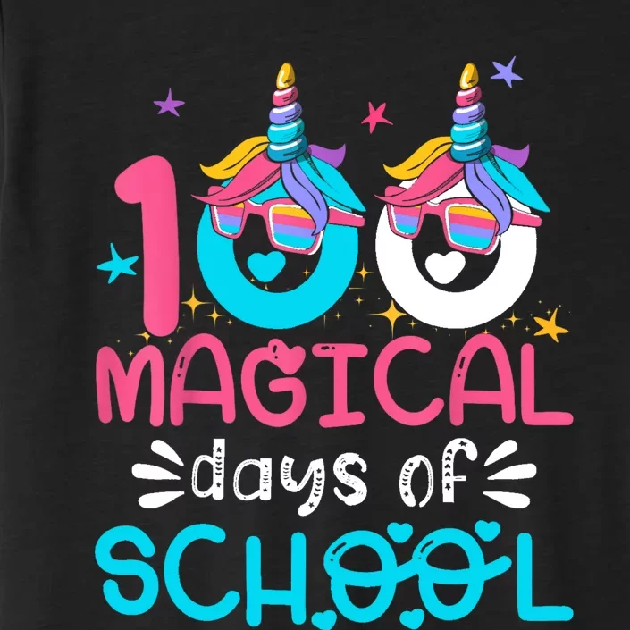 100th Day Of Kindergarten For 100 Magical Days ChromaSoft Performance T-Shirt