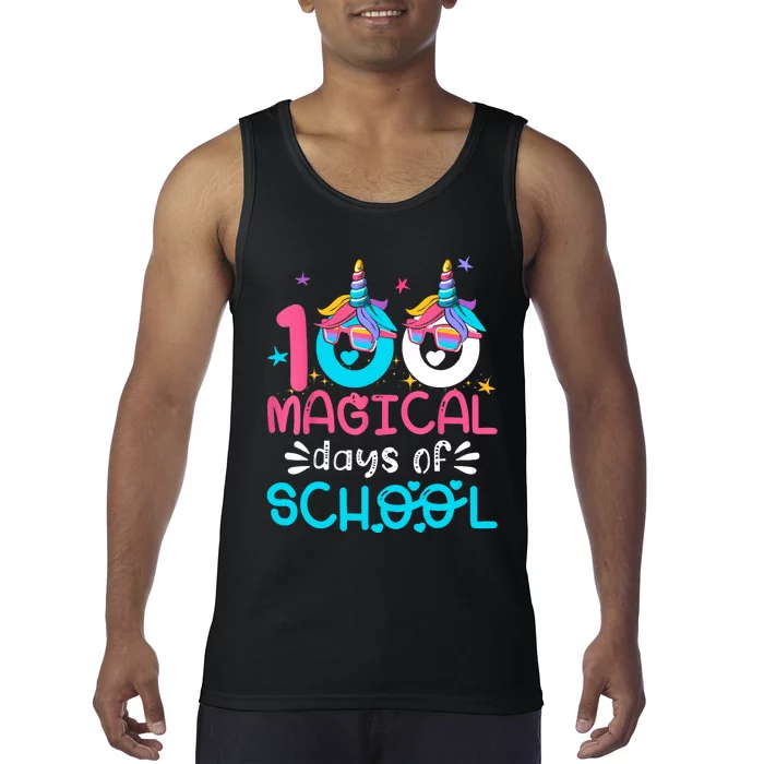 100th Day Of Kindergarten For 100 Magical Days Tank Top