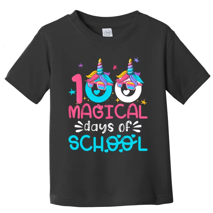 100th Day Of Kindergarten For 100 Magical Days Toddler T-Shirt