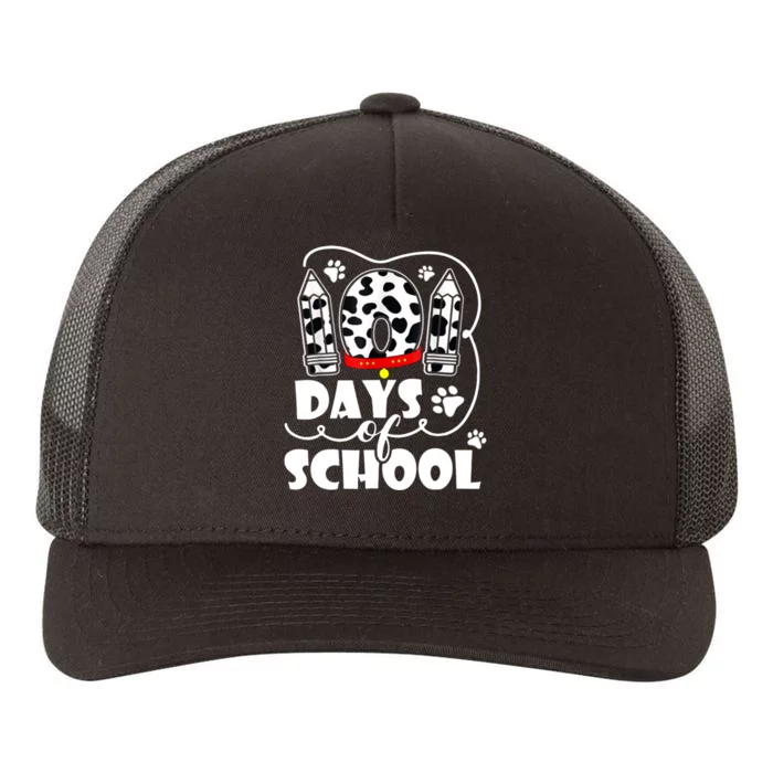 101 Days Of School Dalmatian Logo Yupoong Adult 5-Panel Trucker Hat