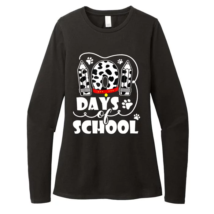 101 Days Of School Dalmatian Logo Womens CVC Long Sleeve Shirt