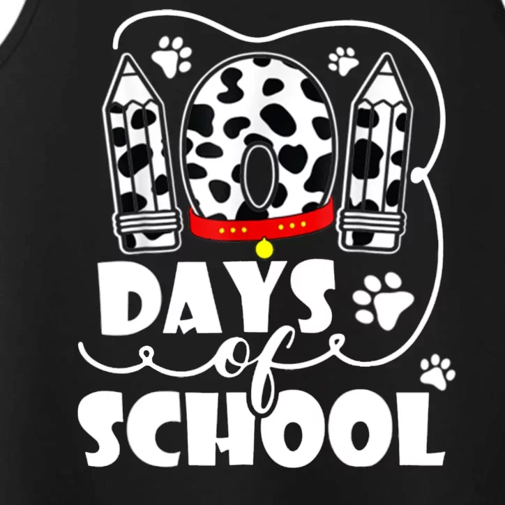 101 Days Of School Dalmatian Logo Performance Tank