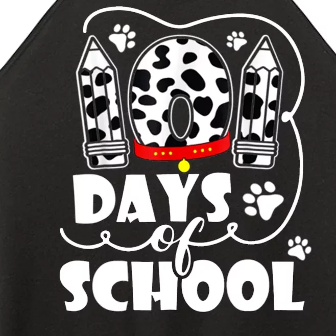 101 Days Of School Dalmatian Logo Women’s Perfect Tri Rocker Tank