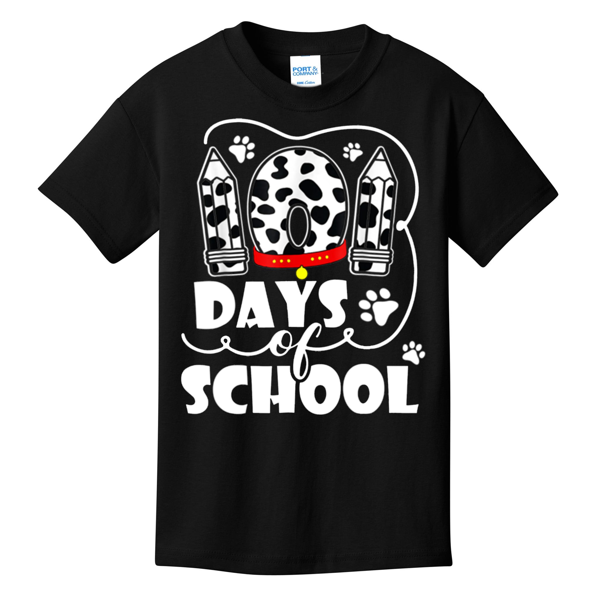 101 Days Of School Dalmatian Dog Awesome Shirts