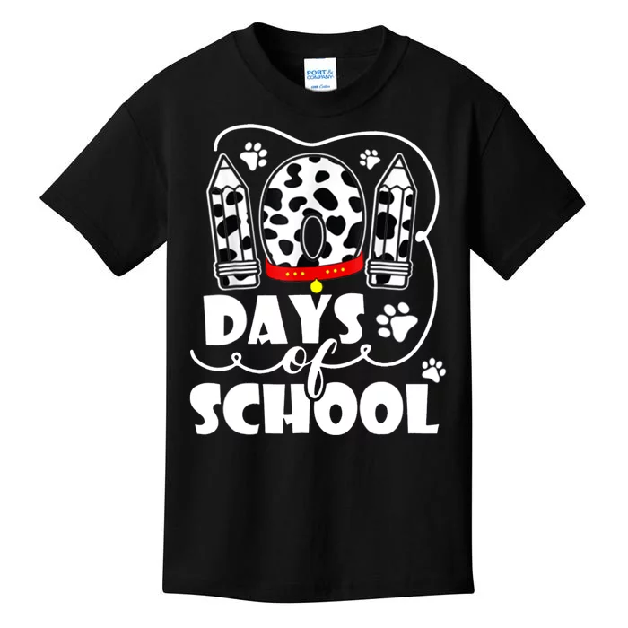 101 Days of School Dalmatian Logo Kids T-Shirt