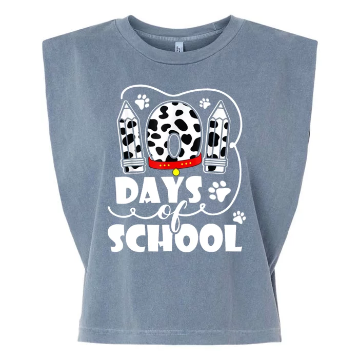 101 Days Of School Dalmatian Logo Garment-Dyed Women's Muscle Tee