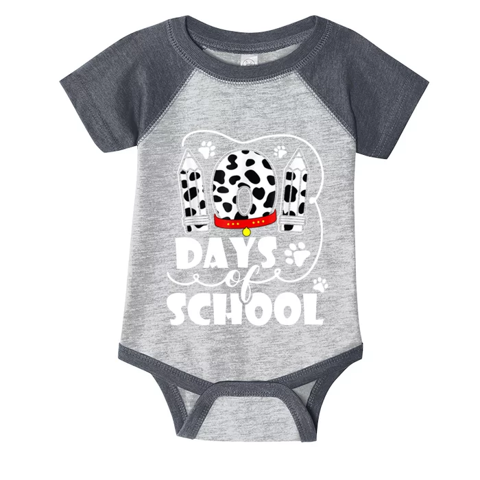 101 Days Of School Dalmatian Logo Infant Baby Jersey Bodysuit