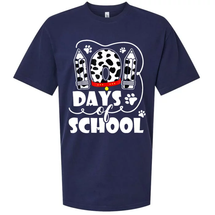 101 Days Of School Dalmatian Logo Sueded Cloud Jersey T-Shirt