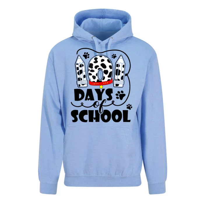 101 Days Of School Dalmatian Logo Unisex Surf Hoodie