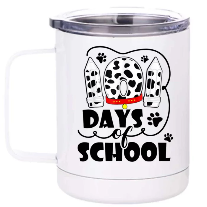 101 Days Of School Dalmatian Logo Front & Back 12oz Stainless Steel Tumbler Cup