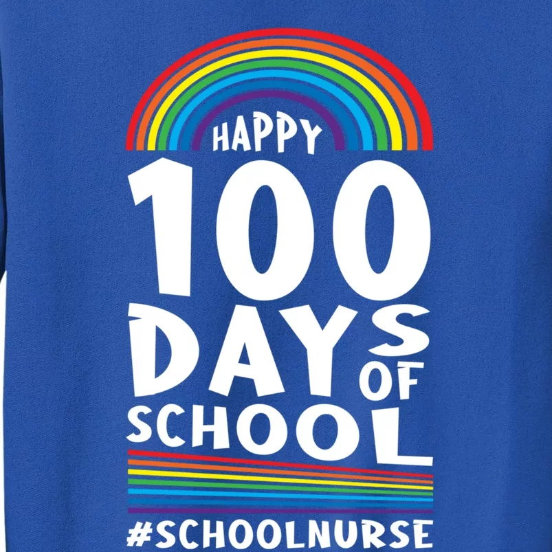 100 Days Of School School Nurse 100th Day Of School Gift Sweatshirt