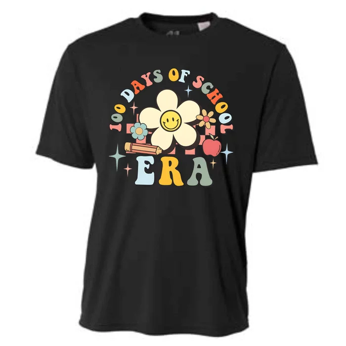 100 Days Of Schoolin My Teacher Era Cooling Performance Crew T-Shirt