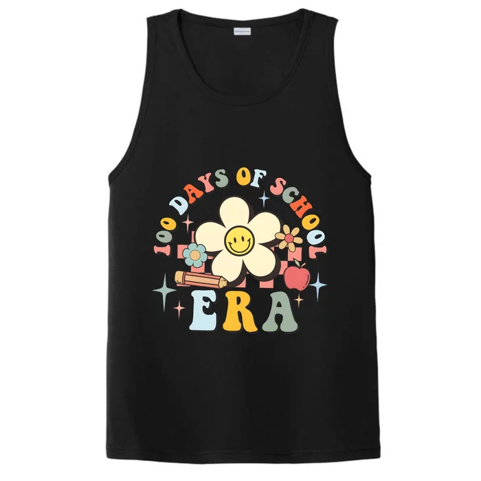 100 Days Of Schoolin My Teacher Era Performance Tank