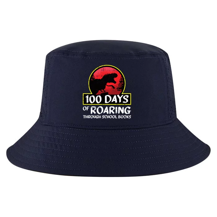 100 Days Of School Tcute Giftrex Roar Books Teacher Student Funny Gift Cool Comfort Performance Bucket Hat