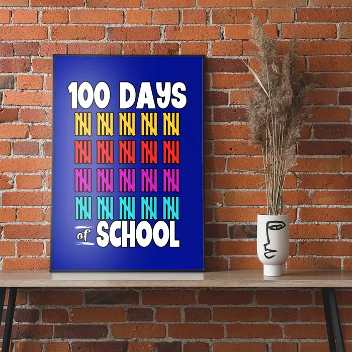 100 Days Of School Costume 100th Day Cool Gift Poster