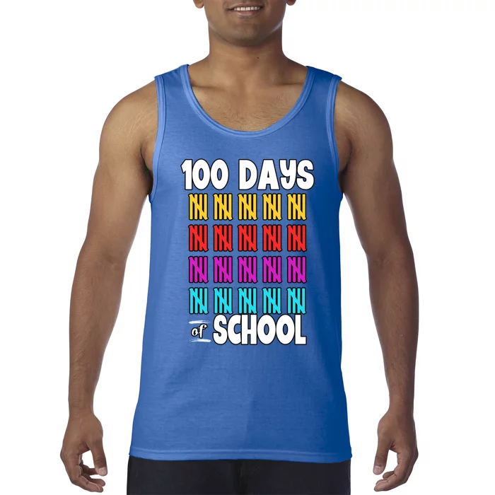 100 Days Of School Costume 100th Day Cool Gift Tank Top