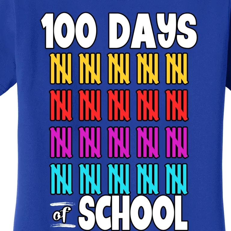 100 Days Of School Costume 100th Day Cool Gift Women's T-Shirt