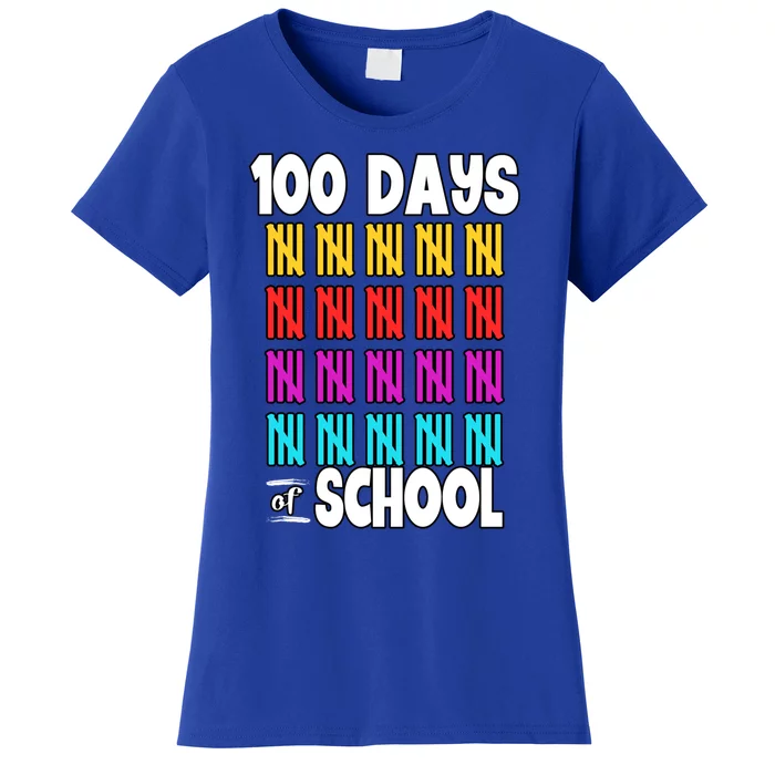 100 Days Of School Costume 100th Day Cool Gift Women's T-Shirt