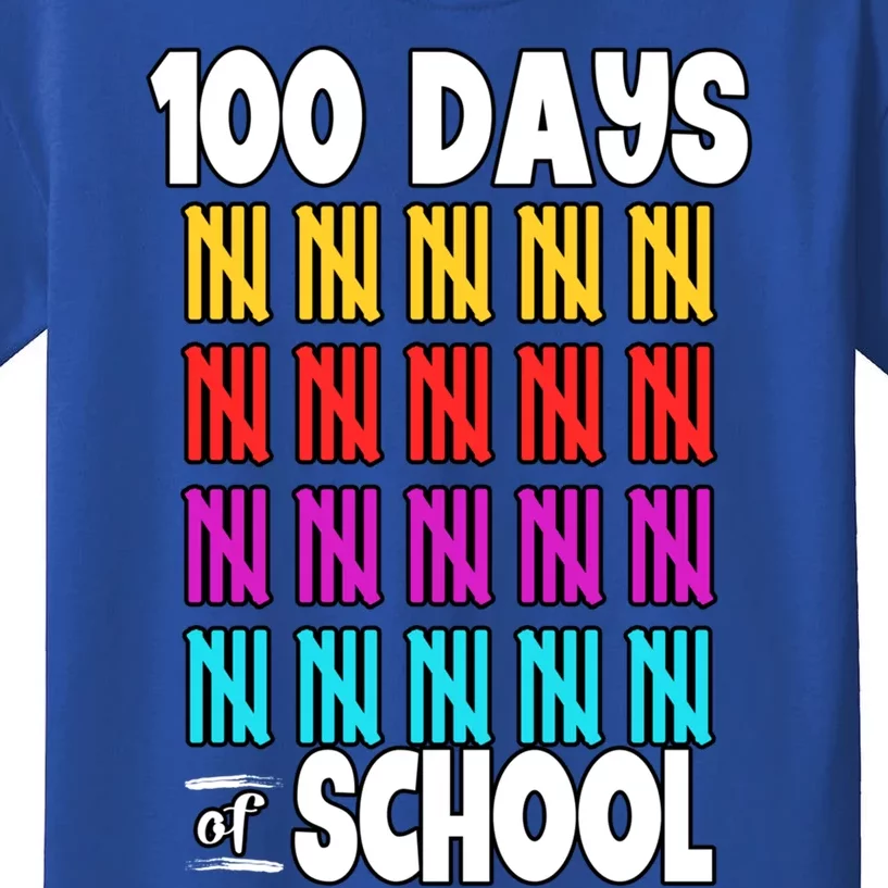 100 Days Of School Costume 100th Day Cool Gift Kids T-Shirt