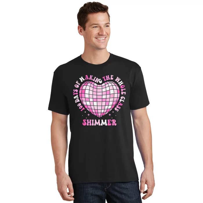 100 Days Of School 100 Days Of Making Whole Class Shimmer T-Shirt