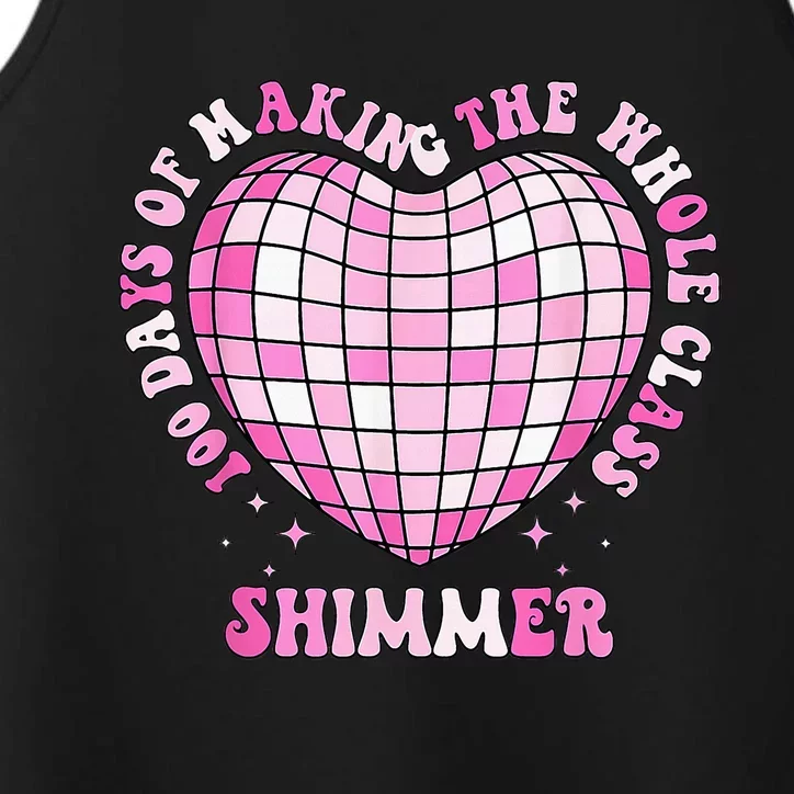 100 Days Of School 100 Days Of Making Whole Class Shimmer Performance Tank