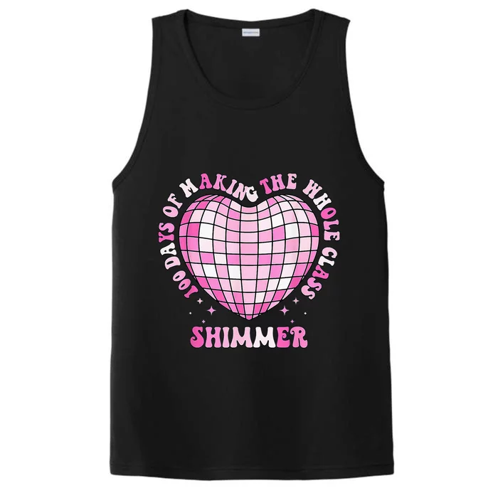 100 Days Of School 100 Days Of Making Whole Class Shimmer Performance Tank