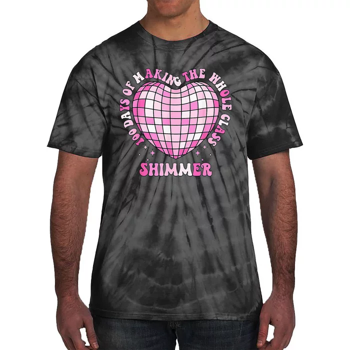 100 Days Of School 100 Days Of Making Whole Class Shimmer Tie-Dye T-Shirt